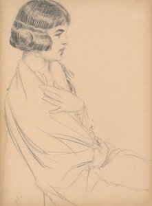 Sitting Young Lady